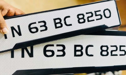 number plate booking