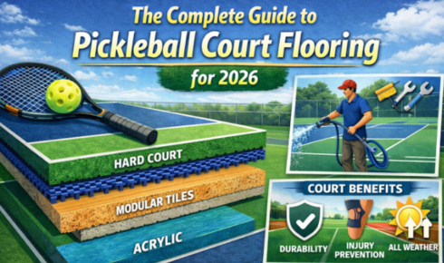 pickleball court flooring